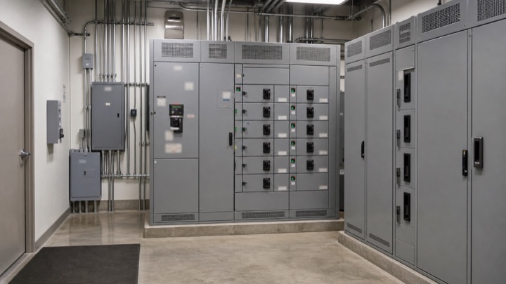 Electrical room panel photo